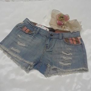 Denim shorts NWT